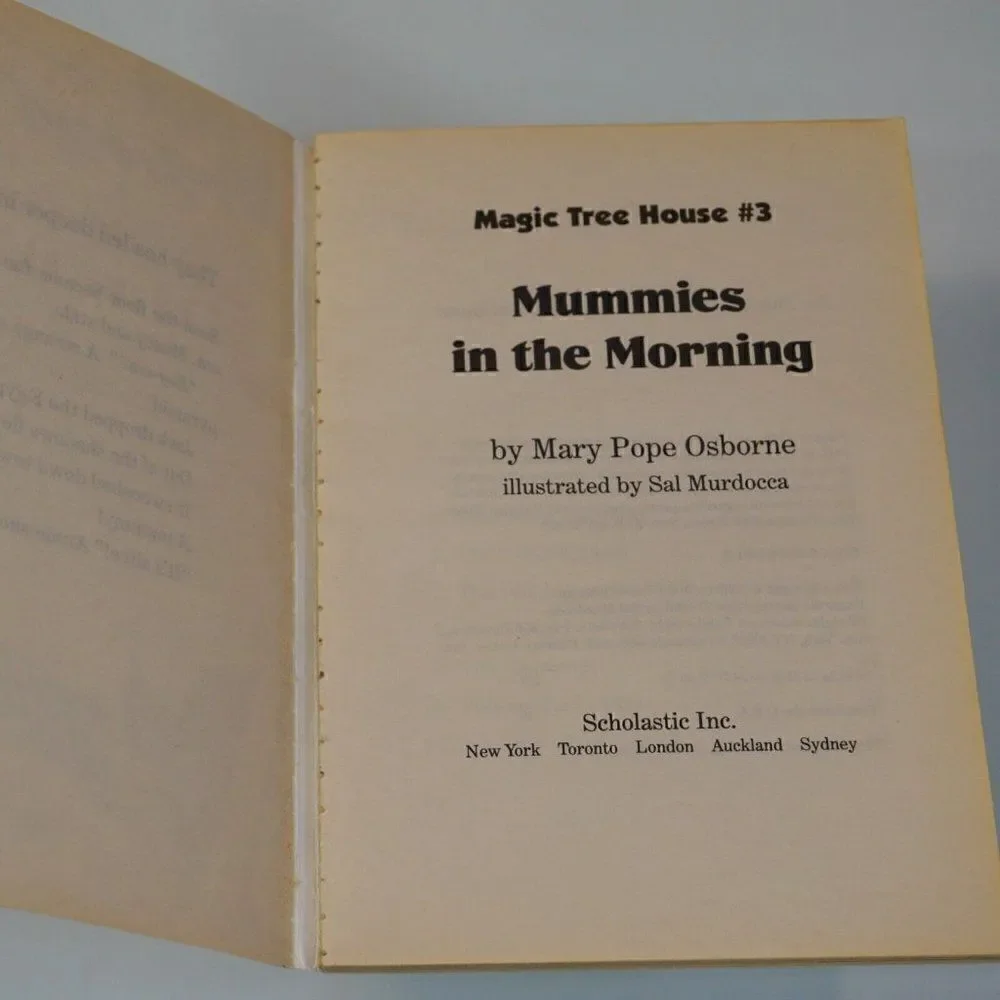 Mummies in the Morning By Mary Pope Osborne 1993 Paperback Scholastic